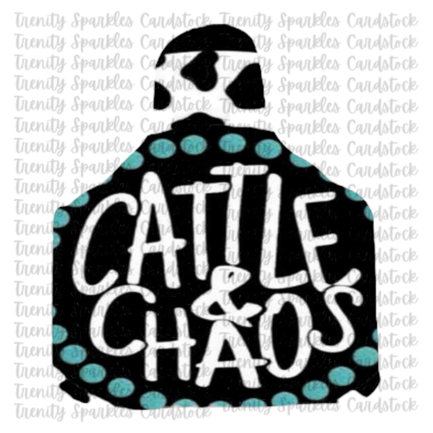 Kay J & Co Cow Tag Cardstock