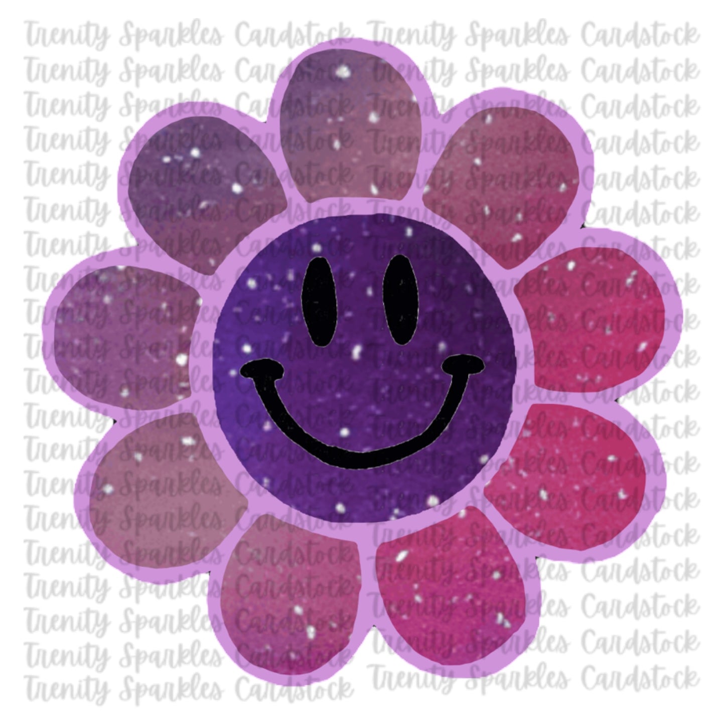 Kay J & Co Smiley Flower Cardstock