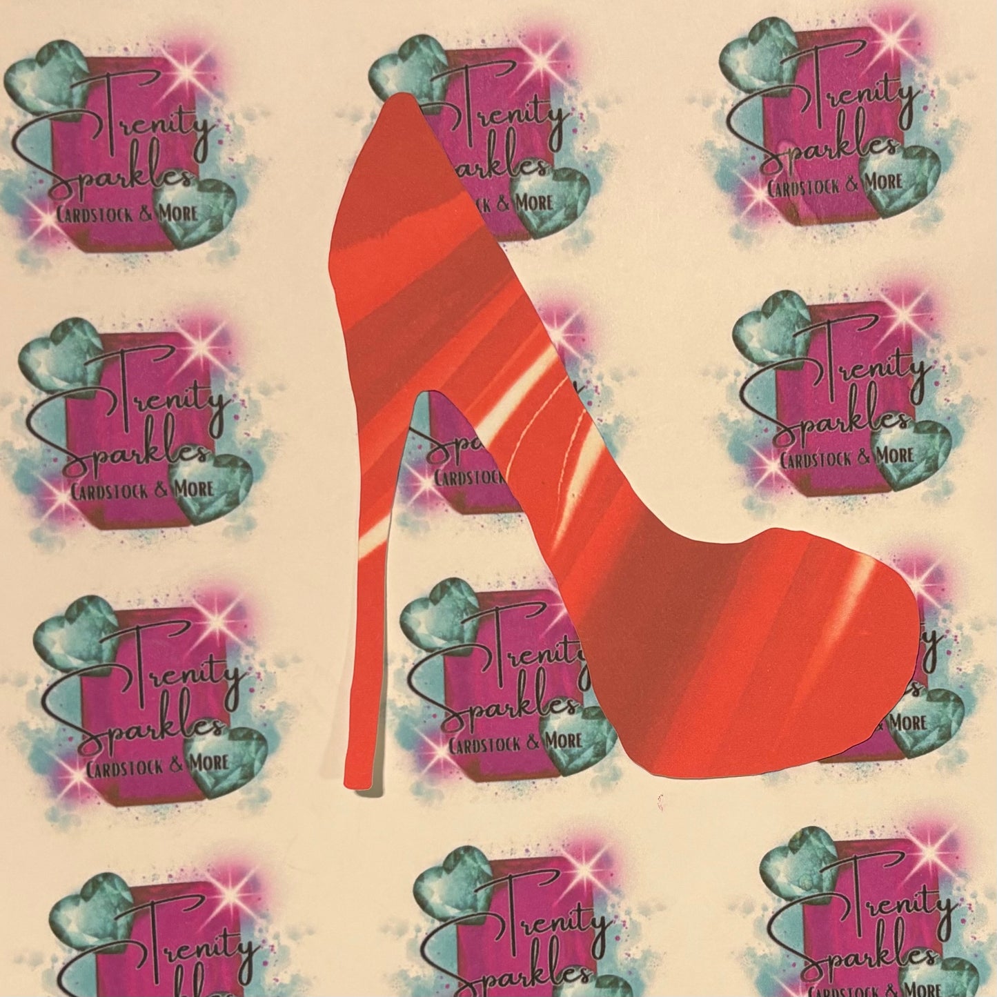 TB Molds High Heel Cardstock