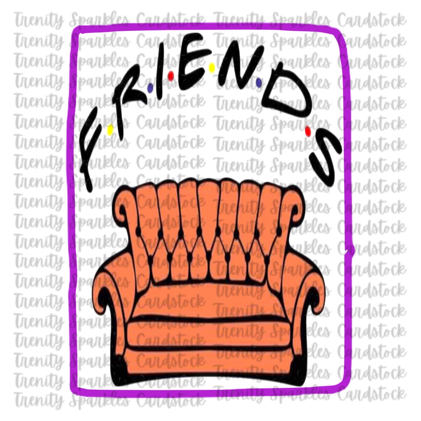 Kay J & Co Friends Frame Cardstock