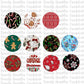 Christmas Circle Cardstock