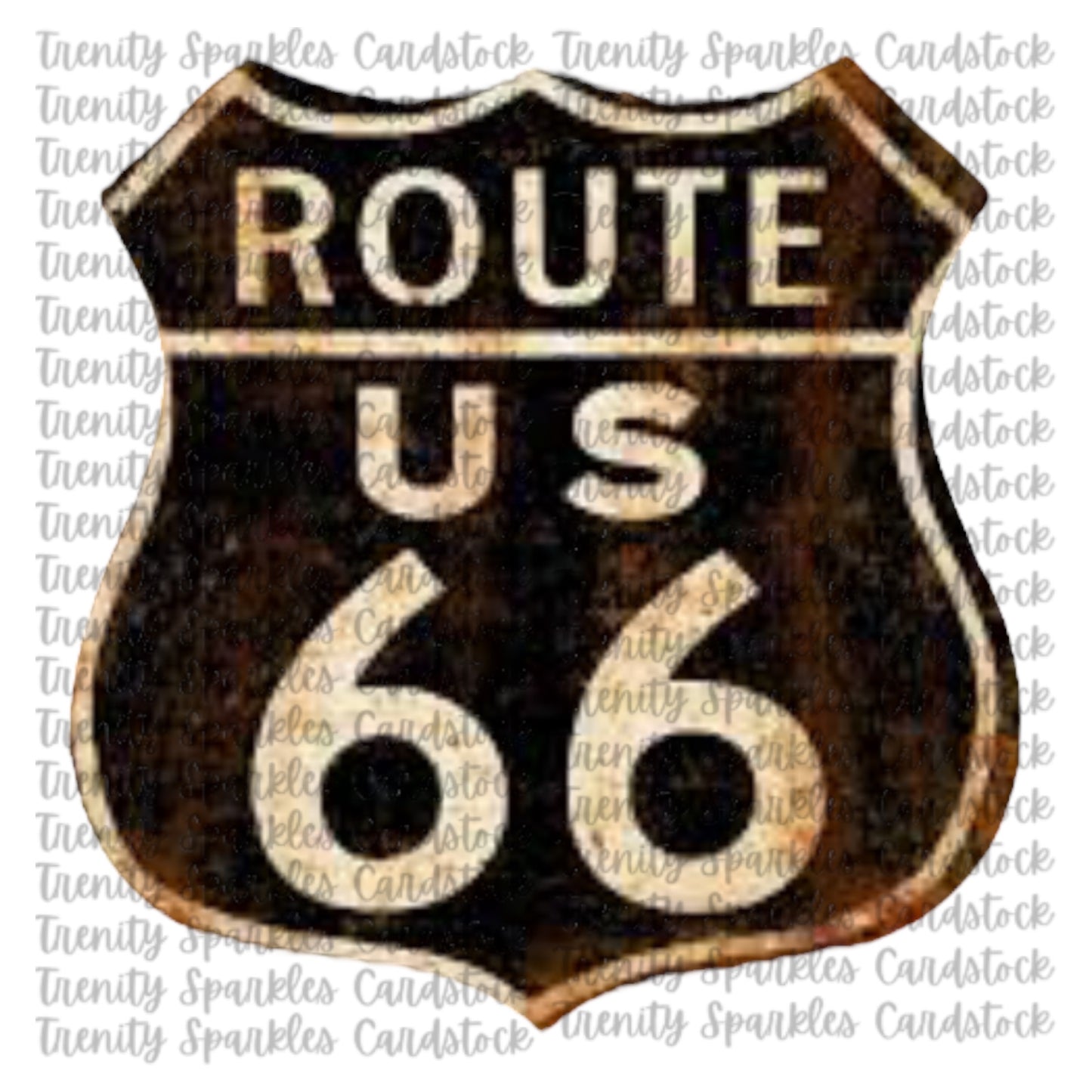Kay J & Co Route Sign Cardstock