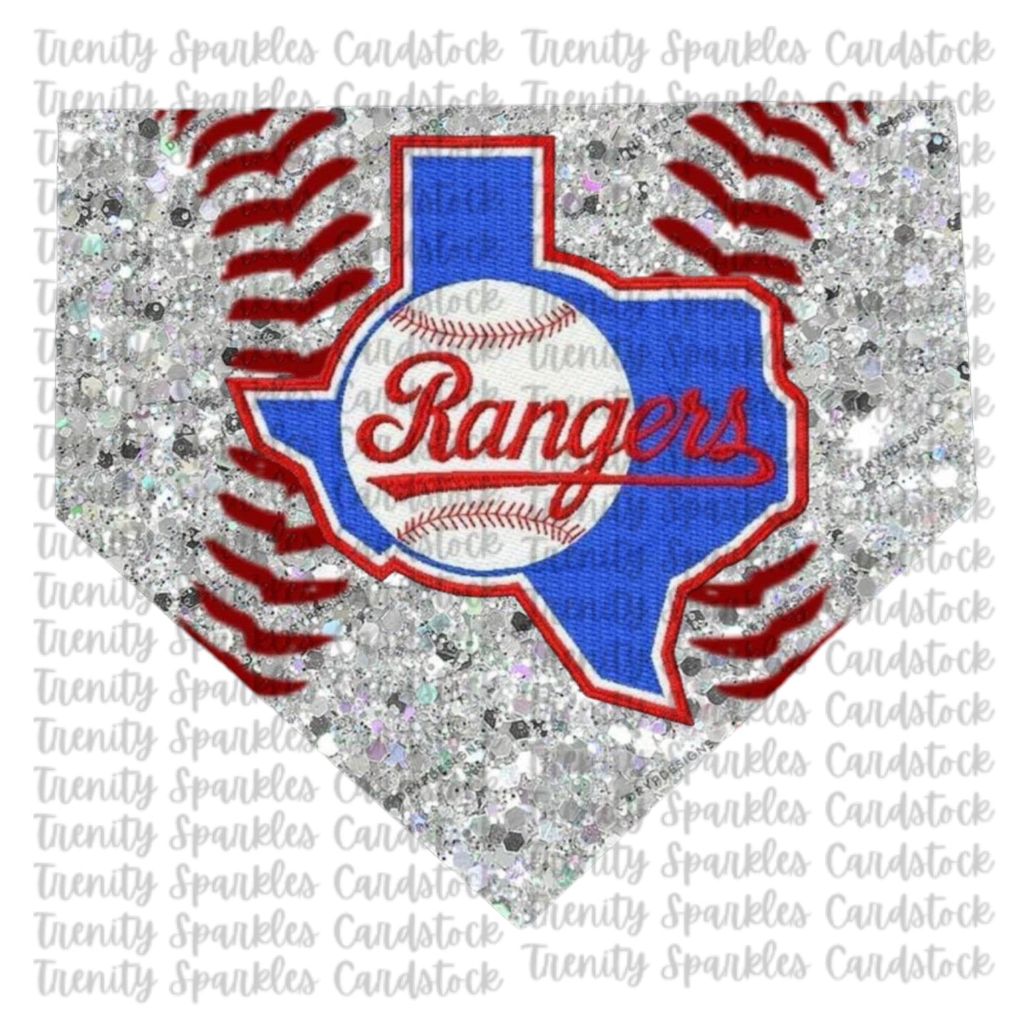 Ramblin Darlin Baseball Diamond Cardstock