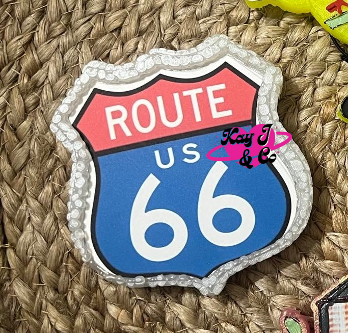 Kay J & Co Route Sign Cardstock