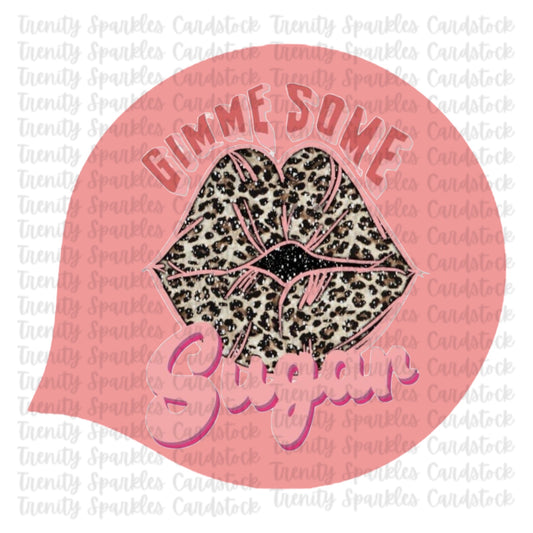 Bossy Boots Bubble Lips Cardstock